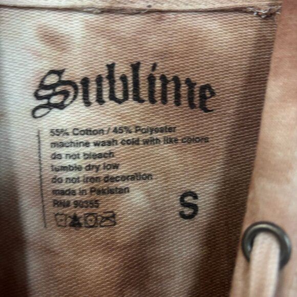 Sublime 1995 Summer Tour Tie Dye Ska Rock Band Hoodie Small - Picture 5 of 5